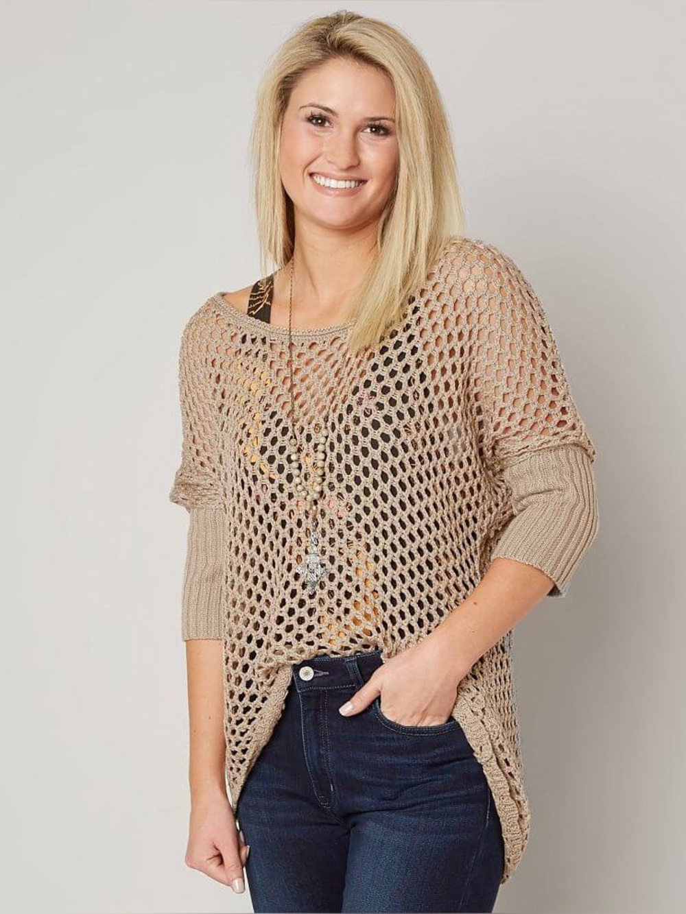 DAYTRIP OPEN WEAVE SWEATER